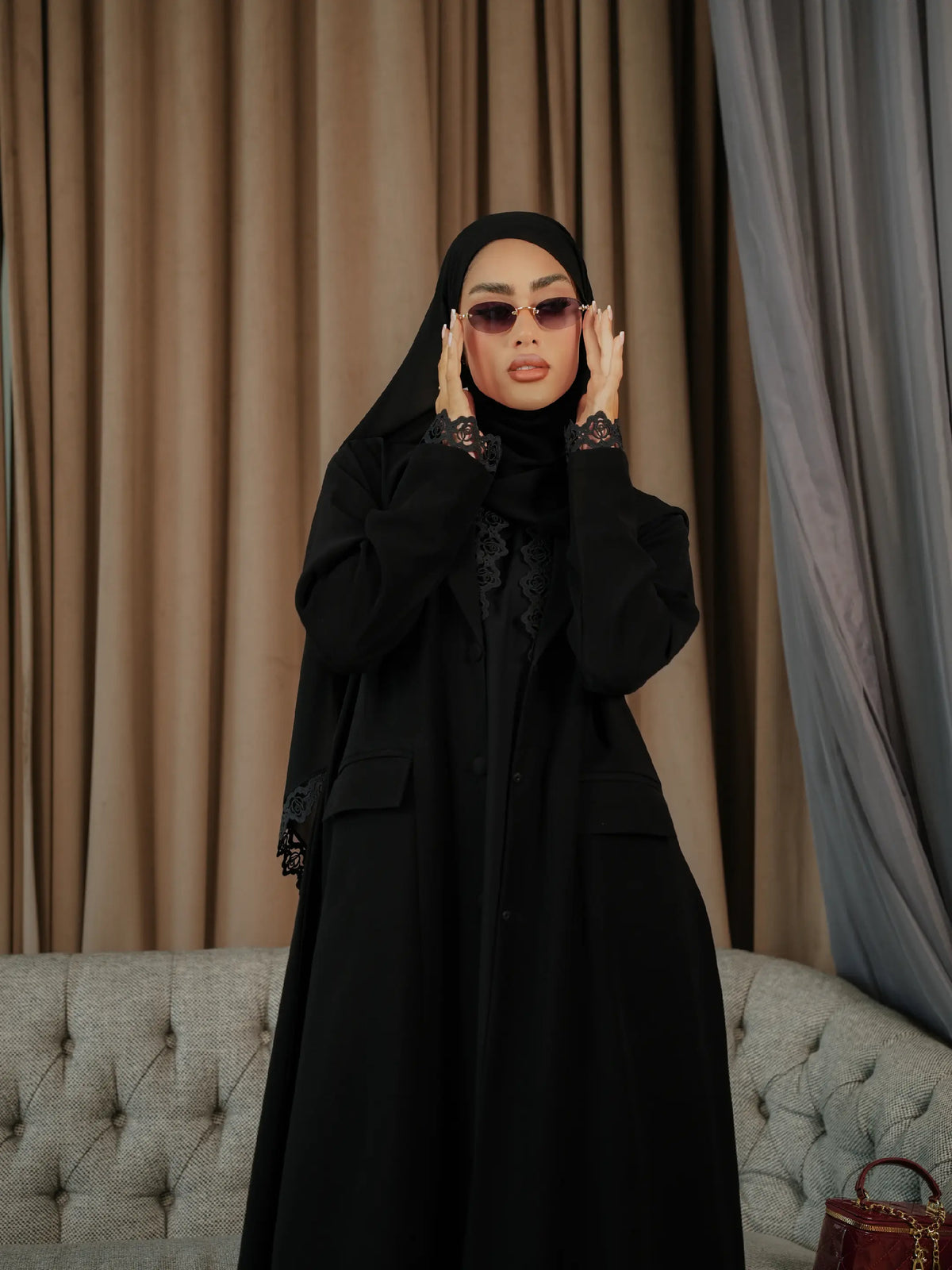 Midnight Lace Blazer (Pre-order)