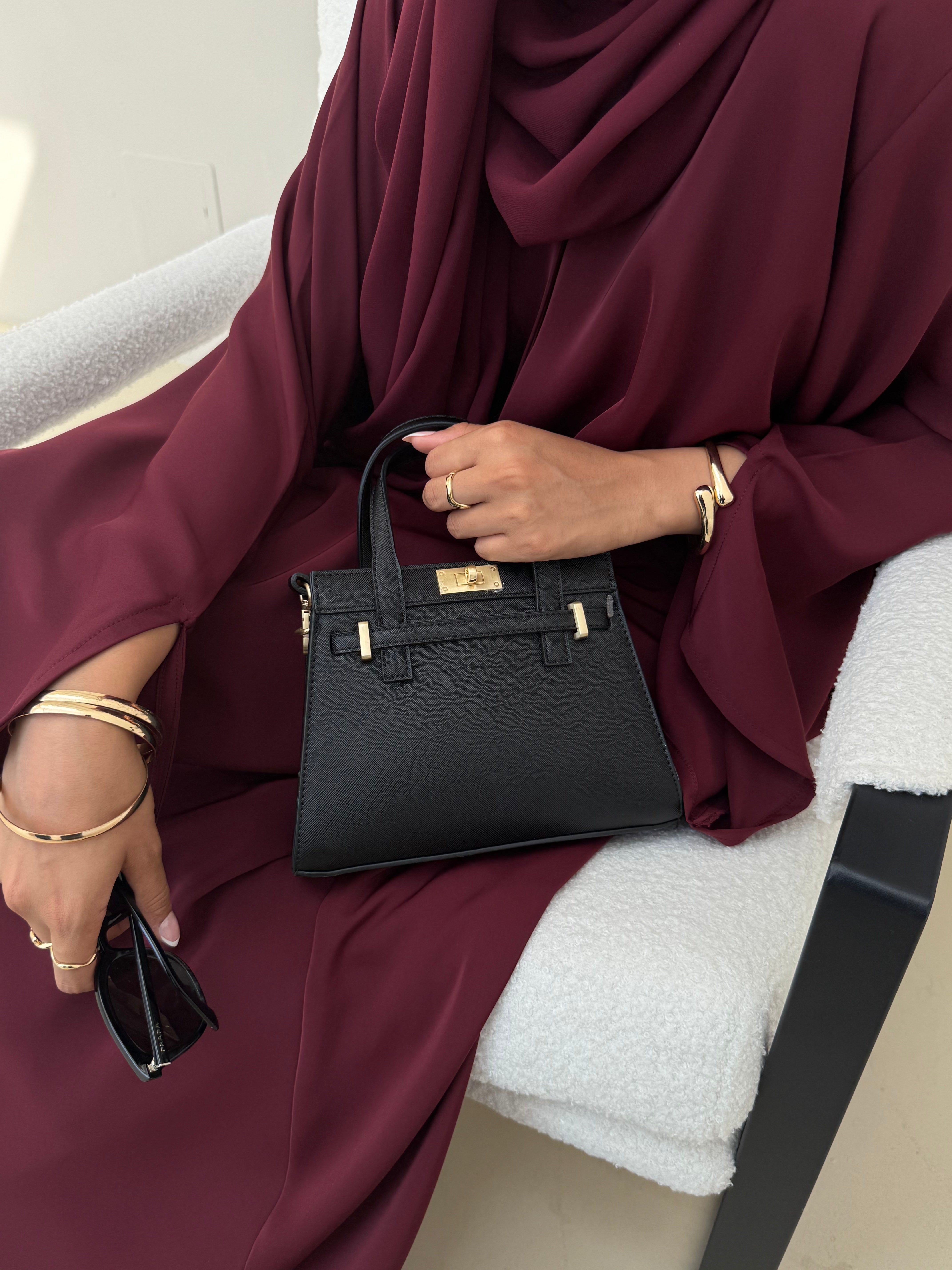 Burgundy Korean Elegance