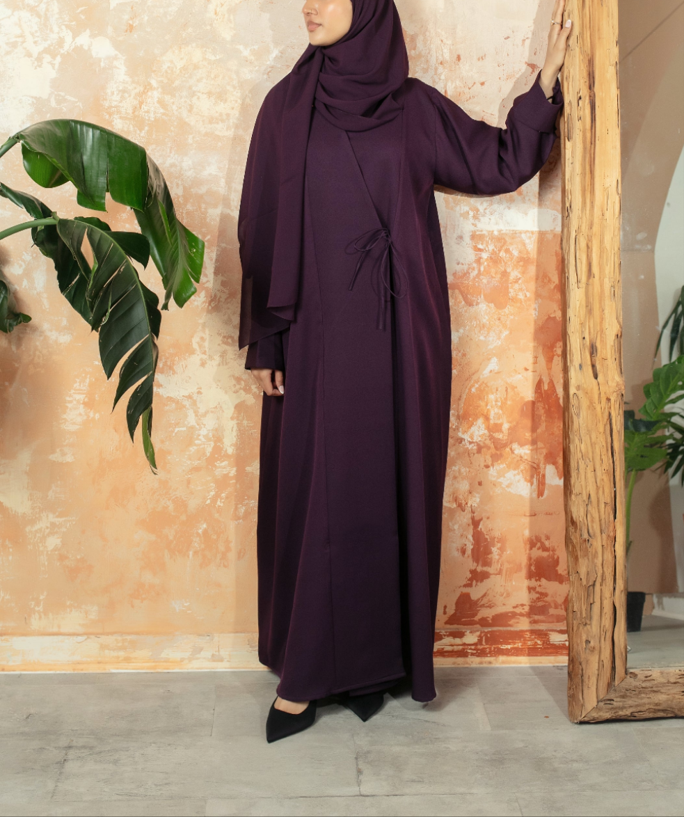 Plum Bella Abaya