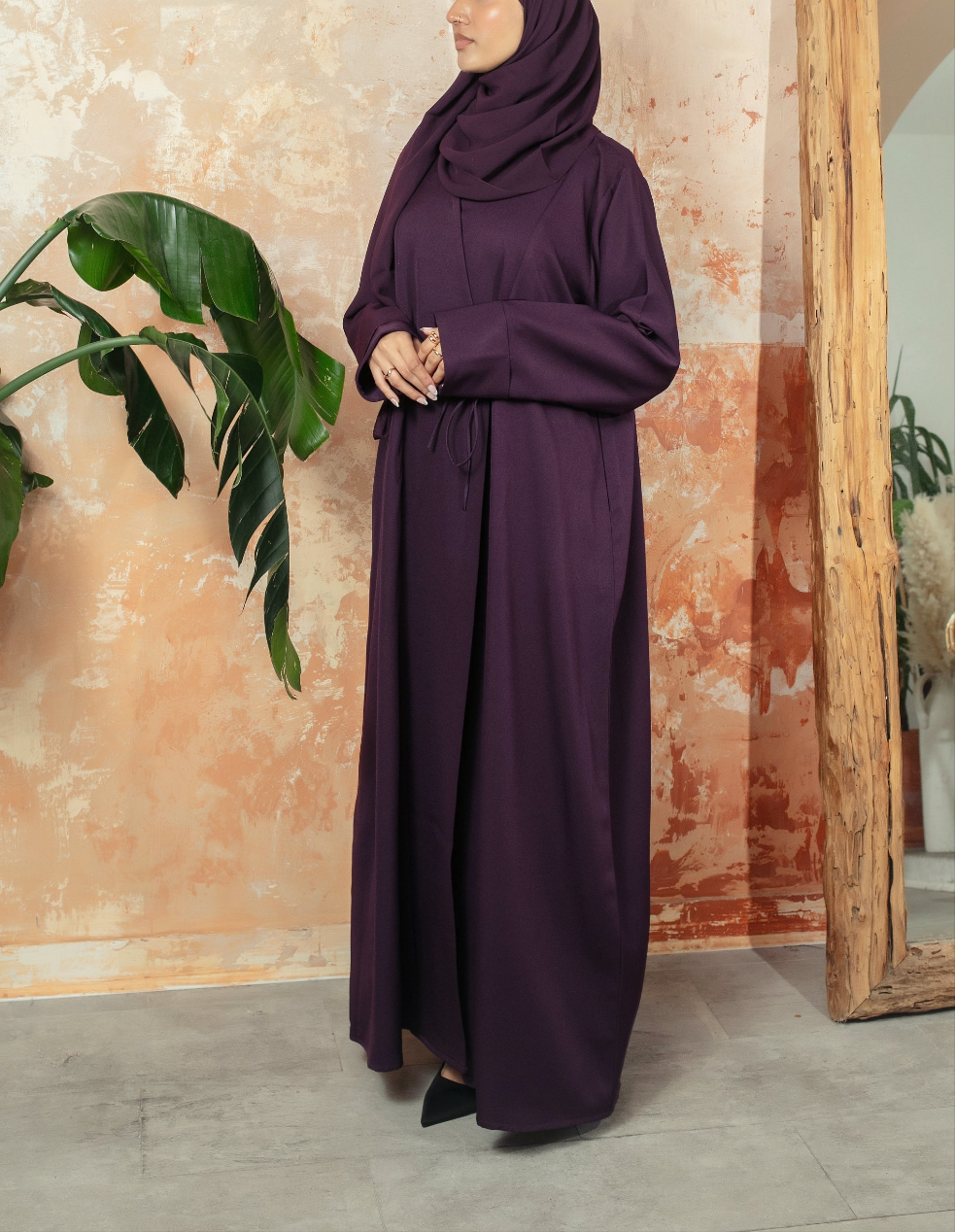 Plum Bella Abaya