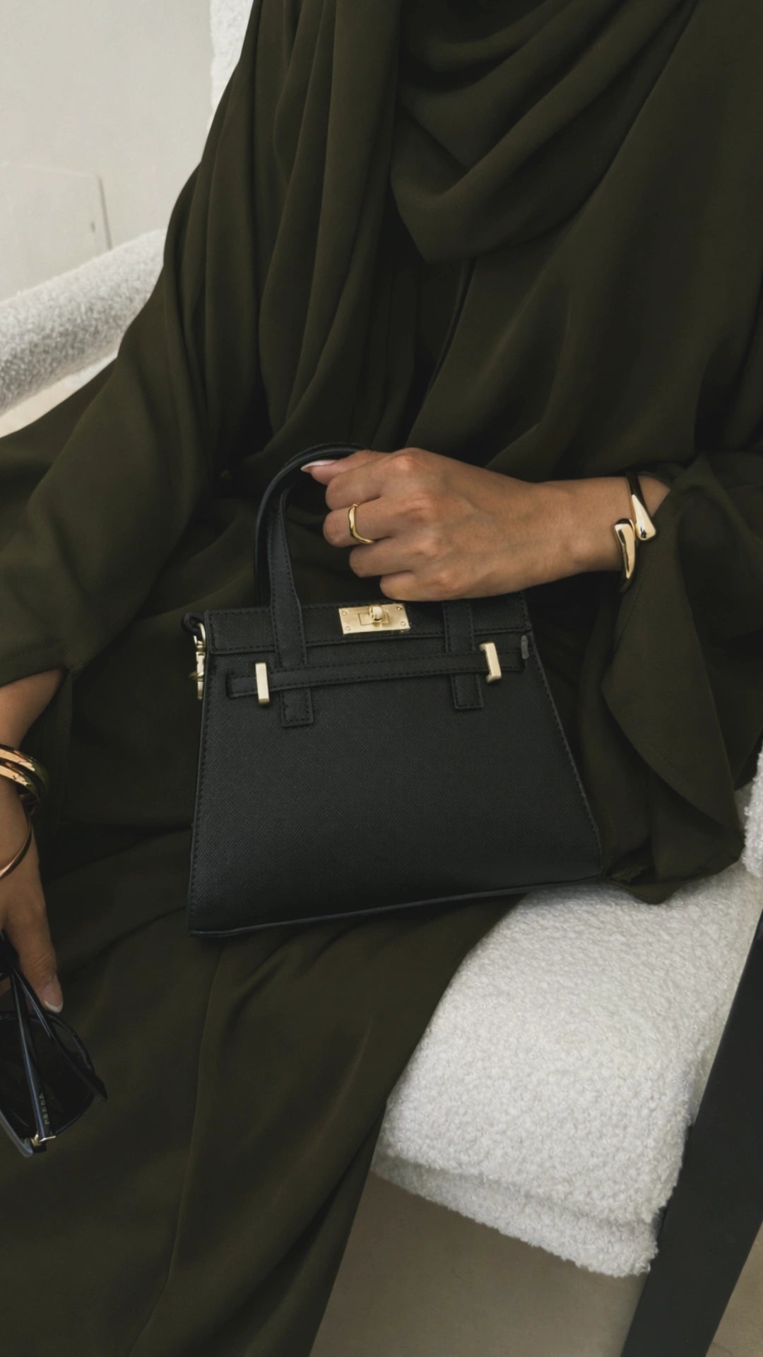 Olive Elegance Abaya