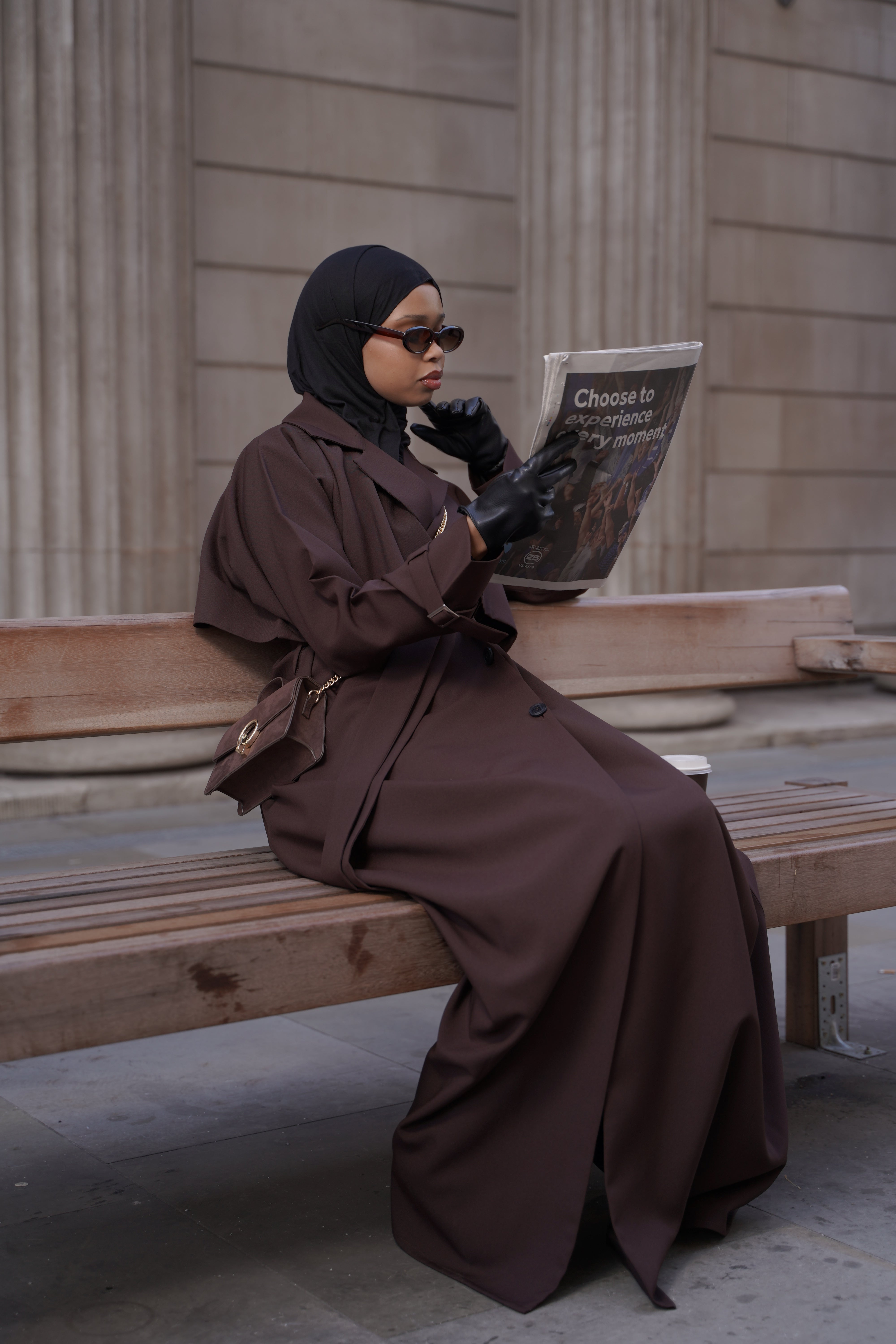 Mocha - Trench Abaya