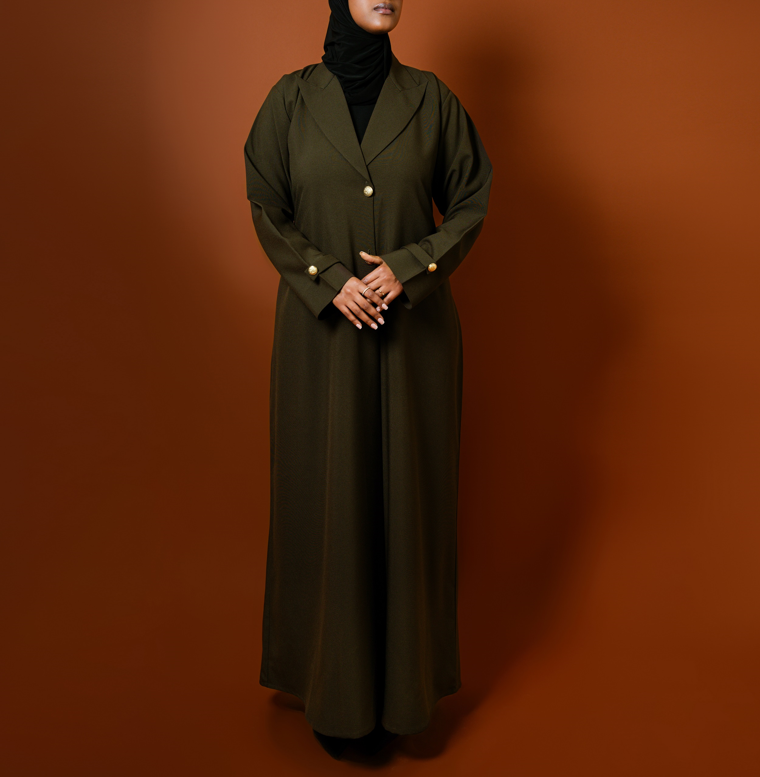 Olive - Blazer Abaya