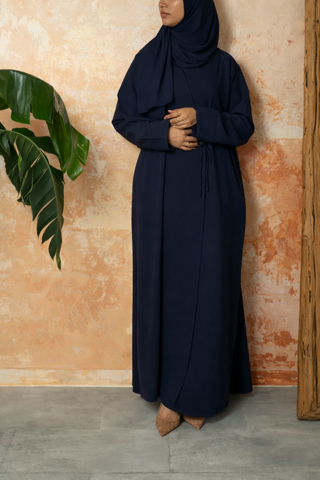 Navy Bella Abaya