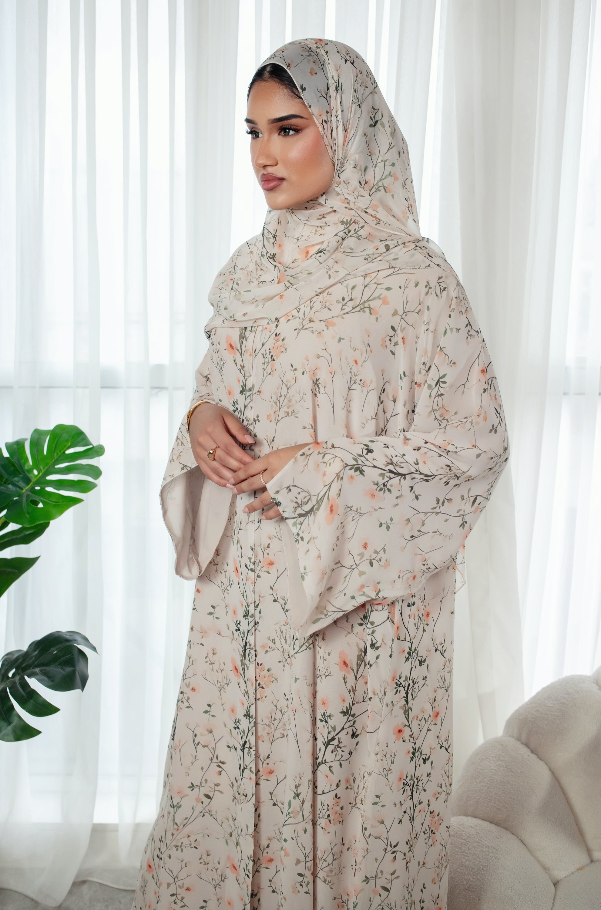 Spring Blossom Abaya