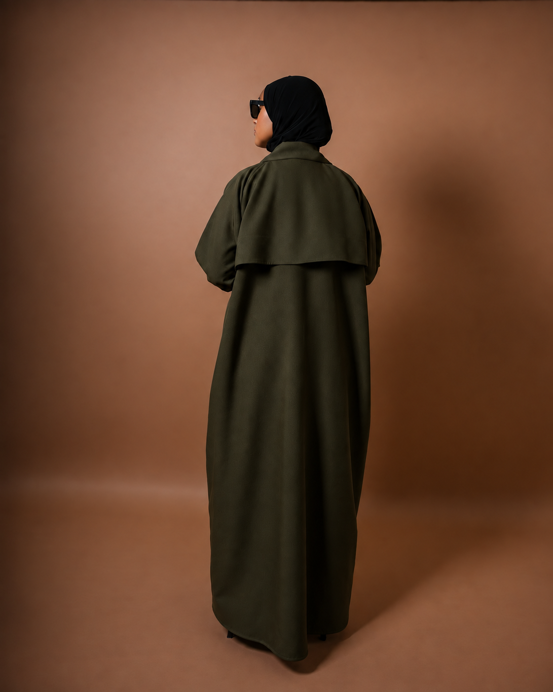 Olive Trench Abaya (Pre-order)