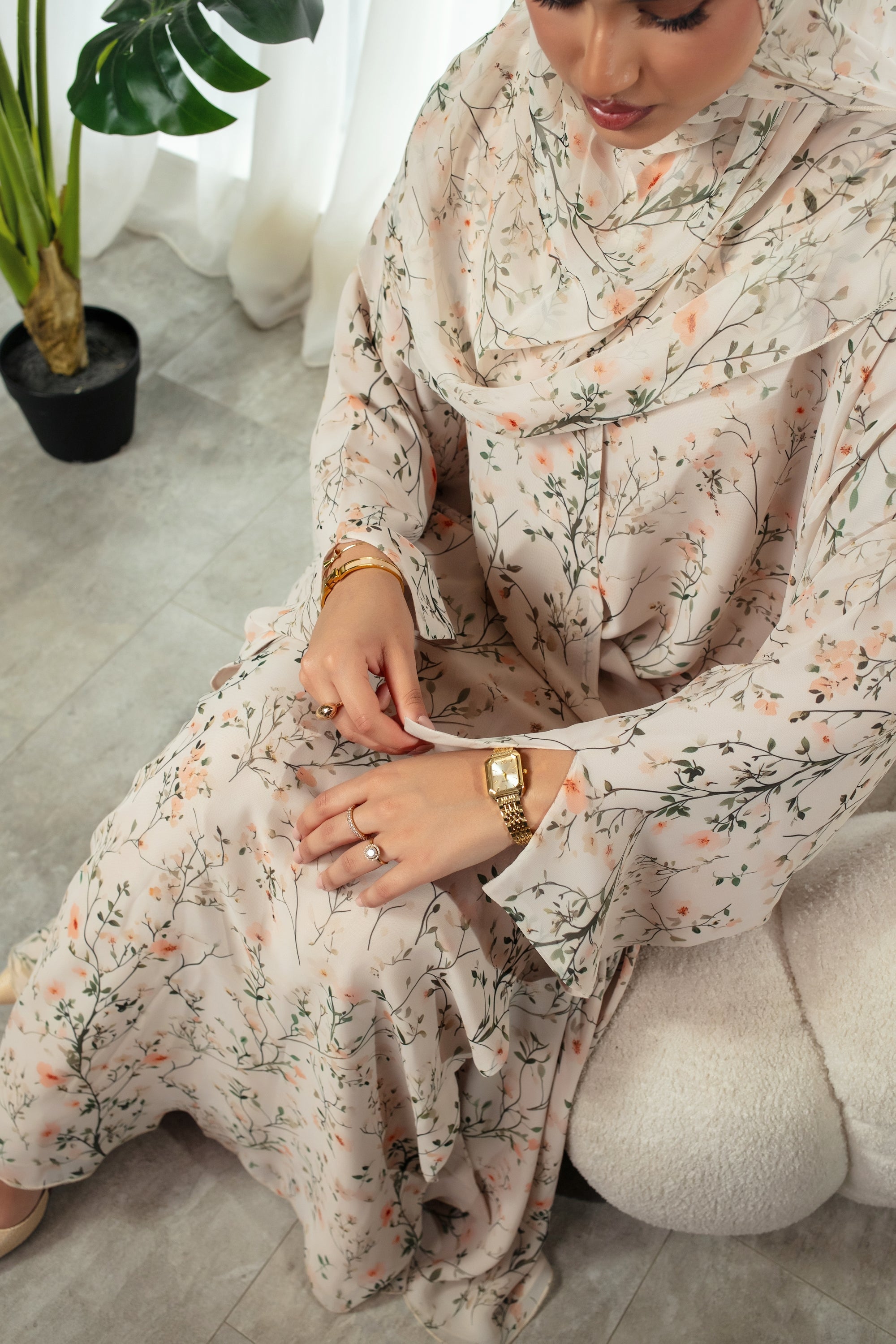 Spring Blossom Abaya