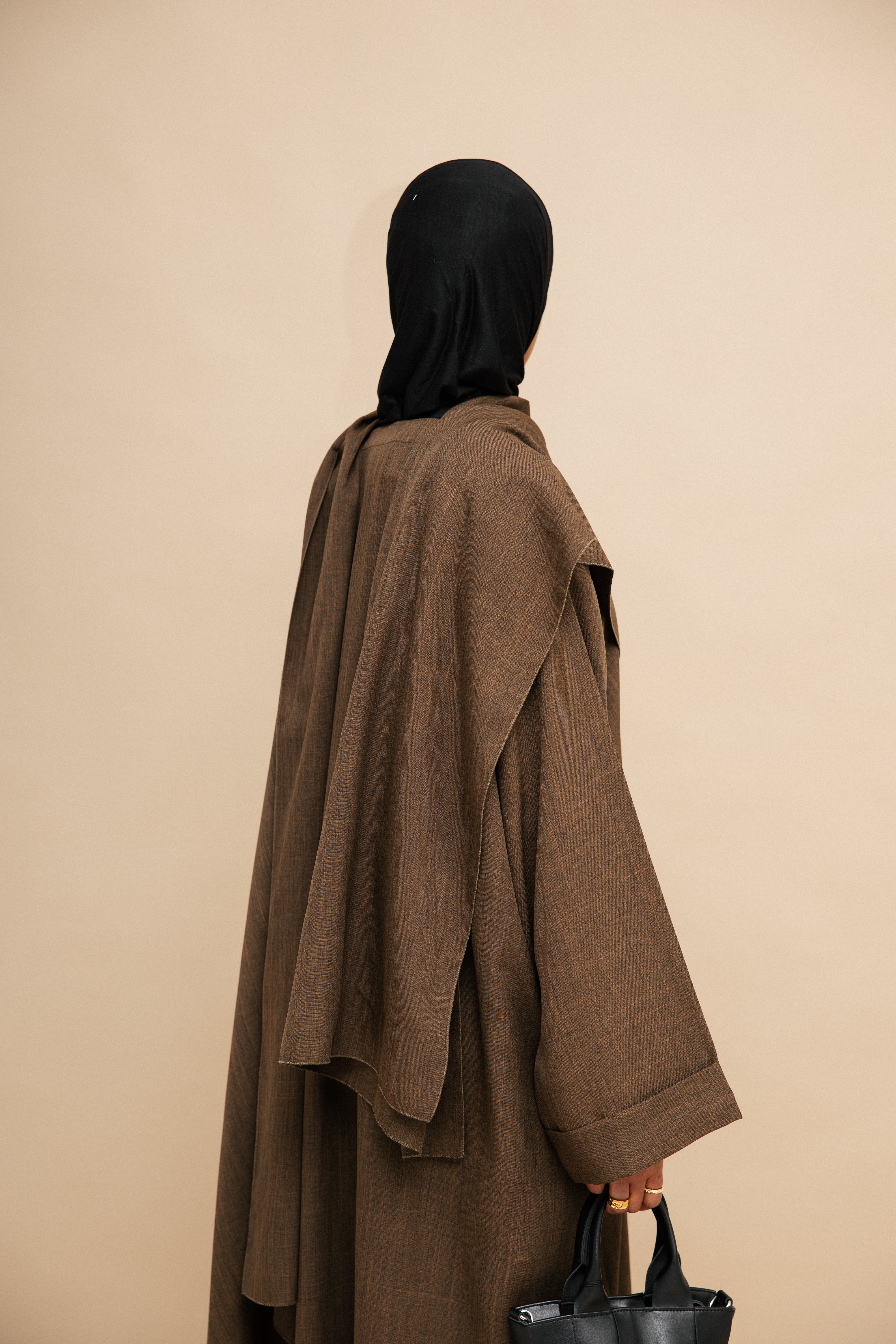 Mocha Closed Cloak