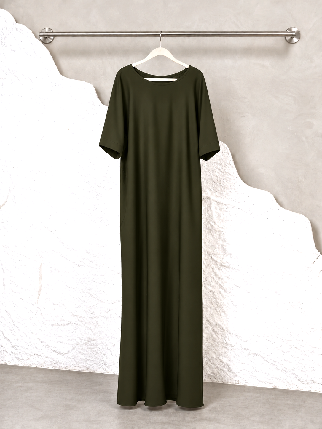 Olive Slip Dress (Pre-order)