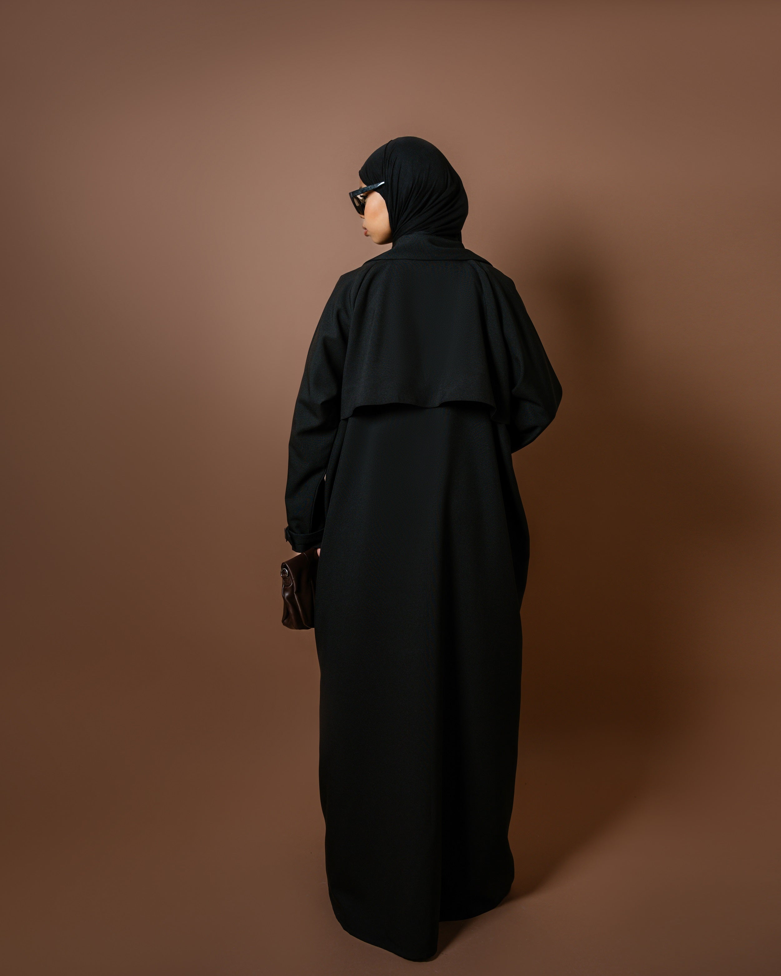 Midnight - Trench Abaya
