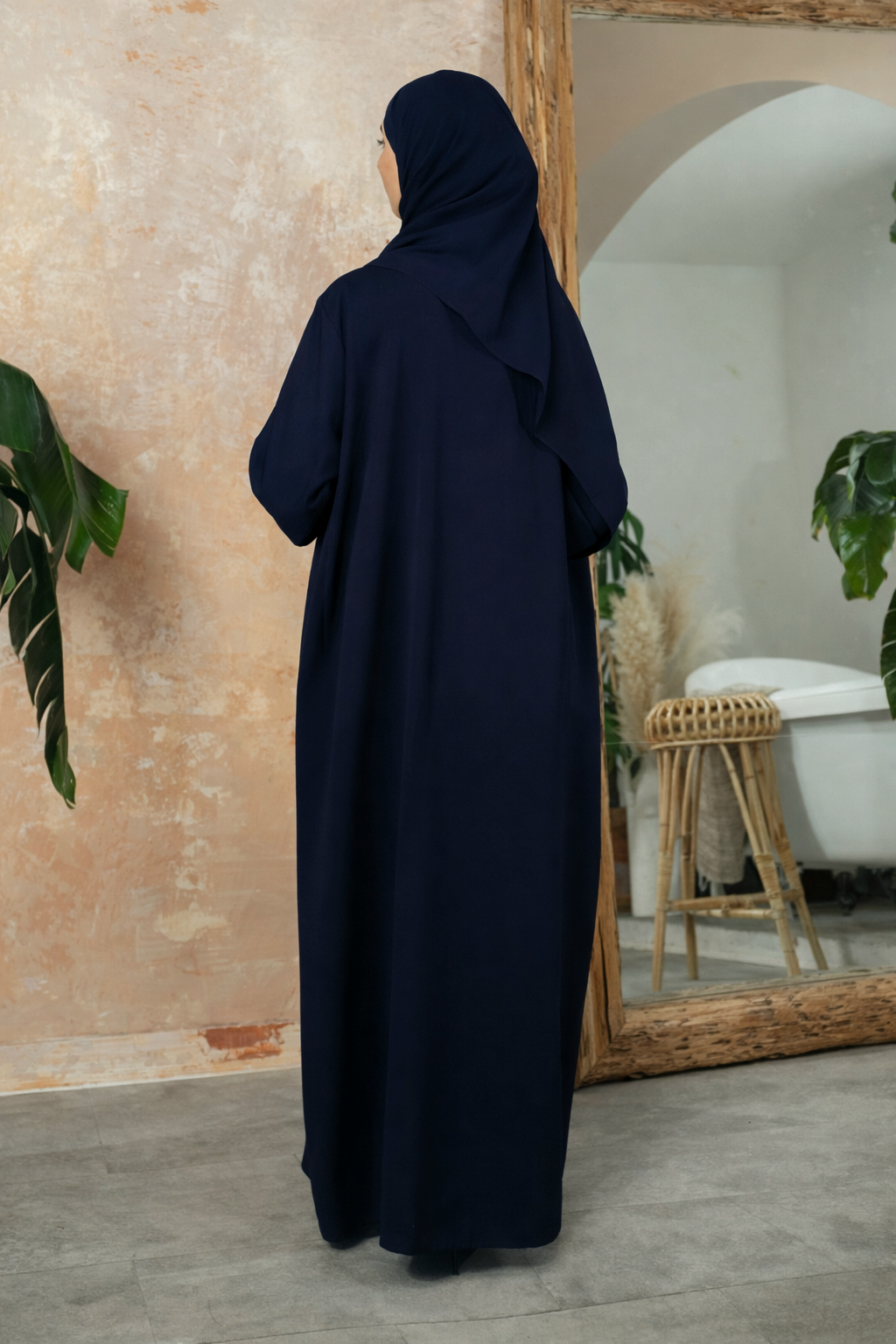 Navy Bella Abaya