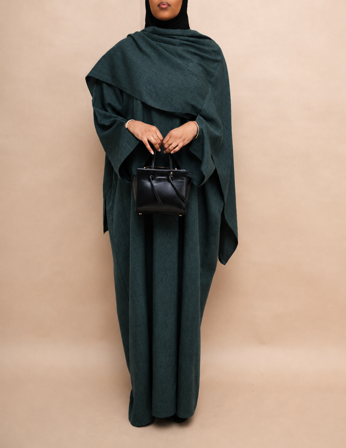 Green Closed Cloak