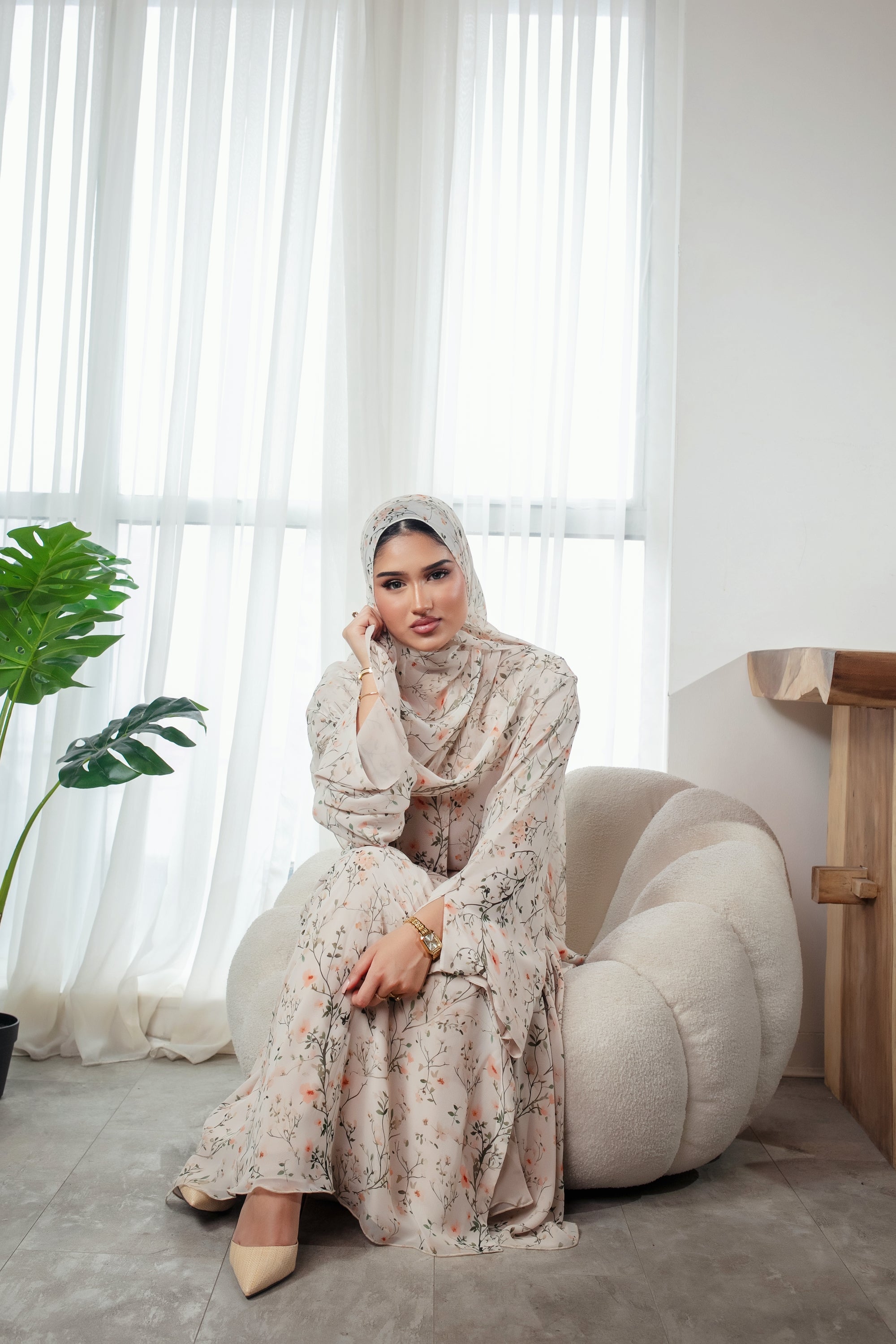 Spring Blossom Abaya